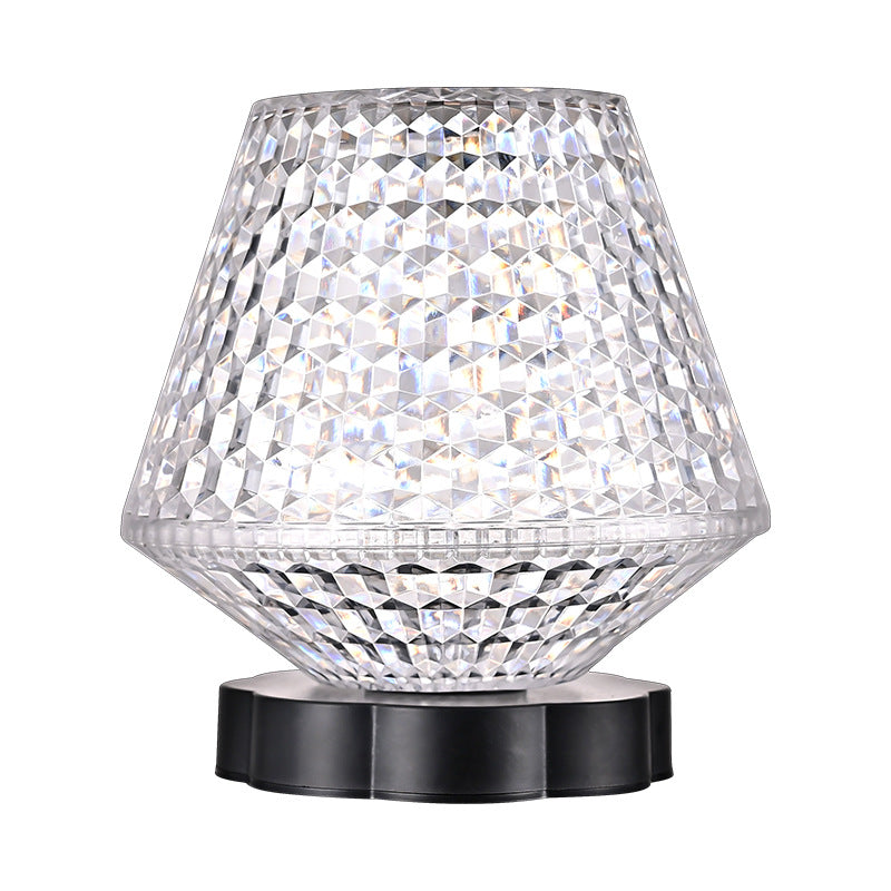 Household Third-generation Glass Crystal Table Lamp