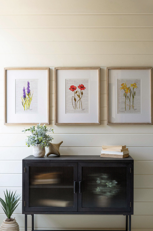 Framed Flower Prints (Set of 3) - Addison Foster
