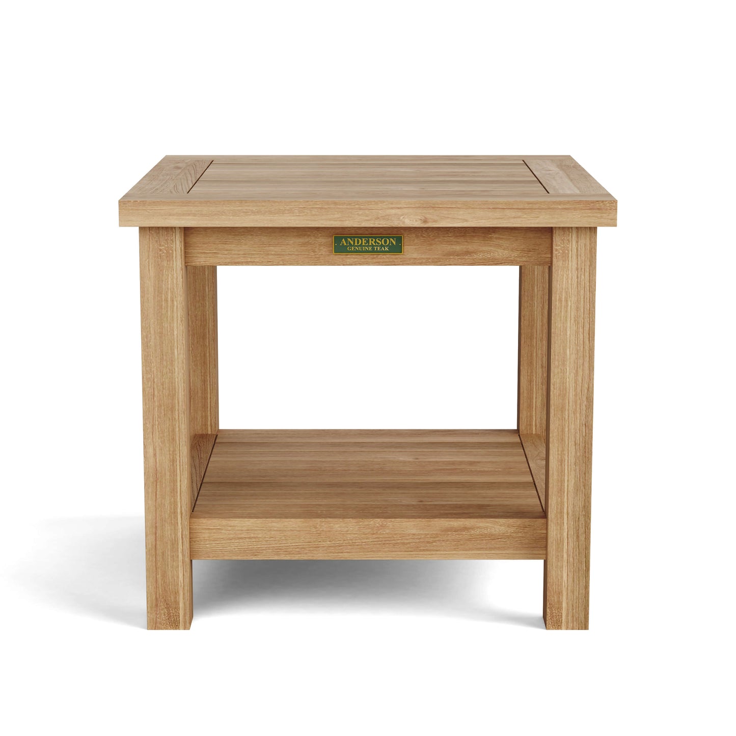 Bahama 22" Square 2-Tier Side Table - Addison Foster